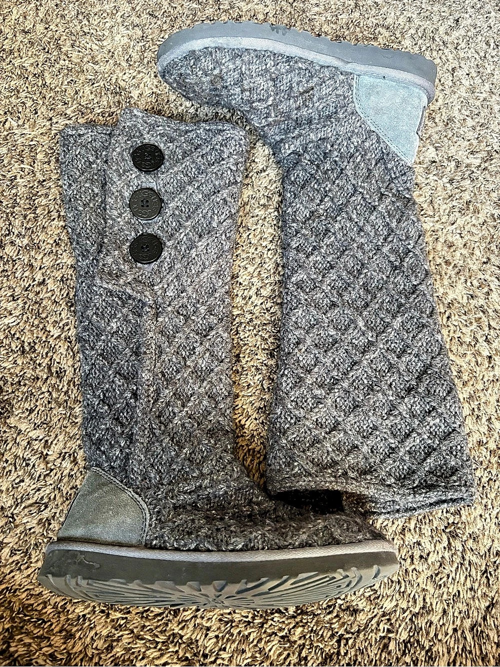 UGG Lattice Cardy boots Gray size 7